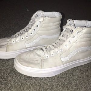 Canvas SK8-HI Vans.  Size: 8 Woman’s